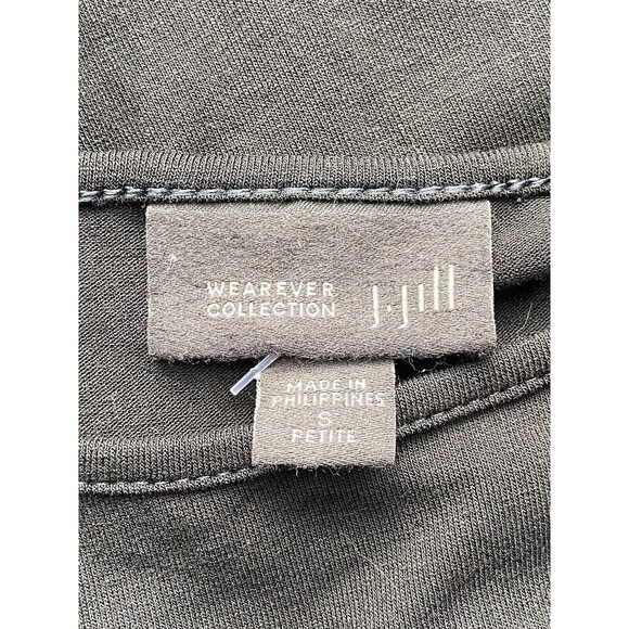 J. Jill Wearever Collection Layering Tank Top Size S Petite Black Side Vents - Picture 7 of 13